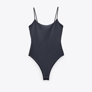 Zara Dark Navy Bodysuit